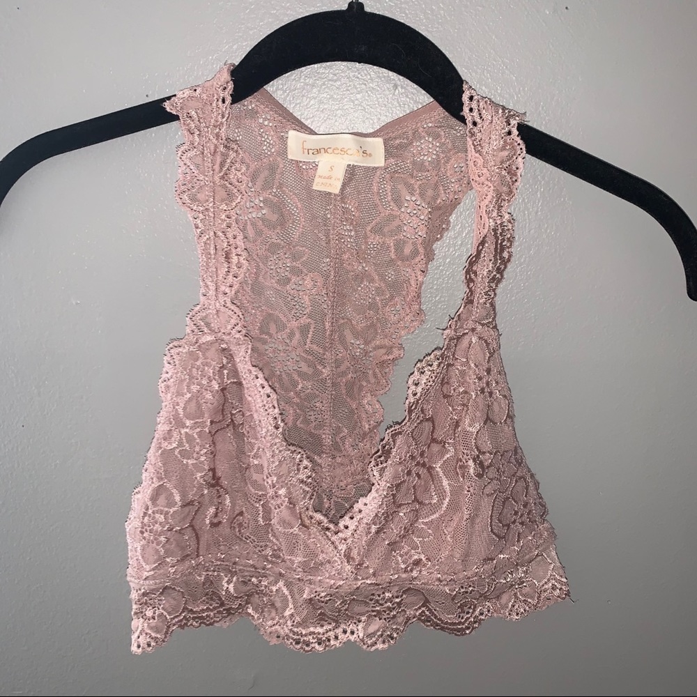 Pink Lace Bralette